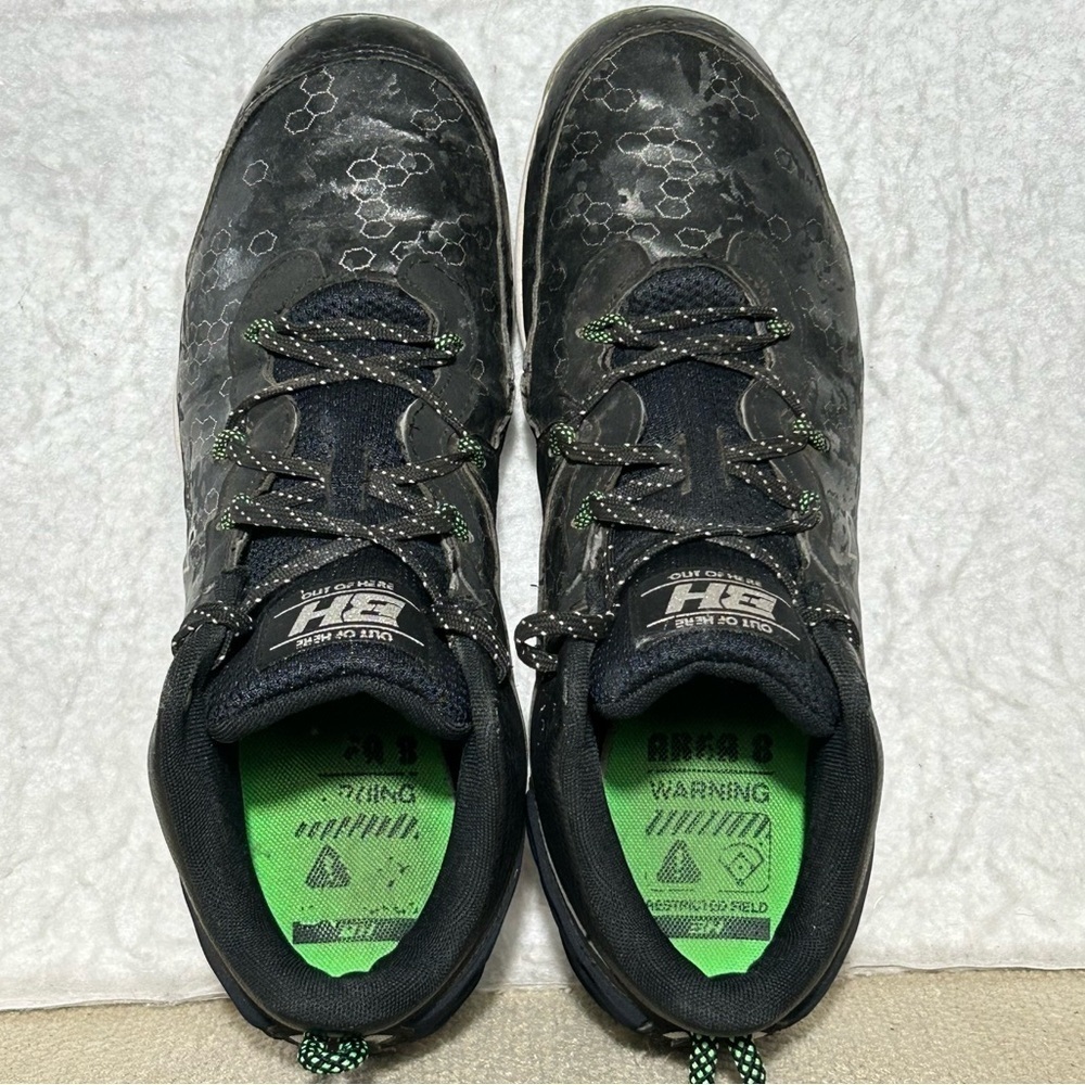 Under Armour Mens Black Harper Mid RM Baseball Softball Cleats Shoes SZ US 10.5 - Picture 5 of 11